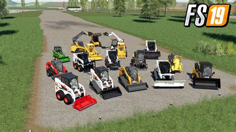 farming simulator 19 skid steer attachments|fs19 wheel loaders.